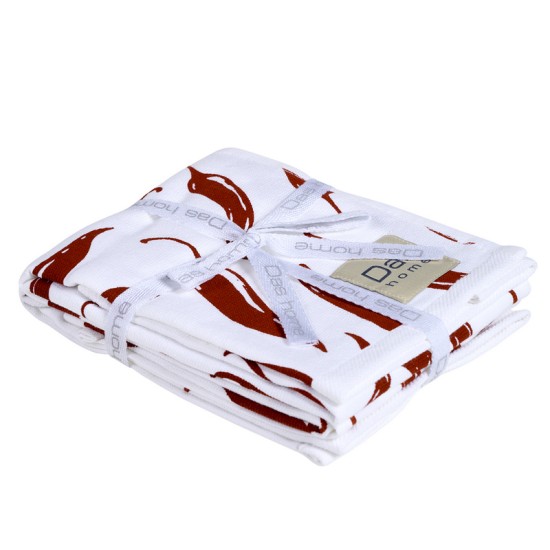 Ποτηρόπανα Σετ Kitchen 0736 Cotton Das Home (40x60) 2Τεμ