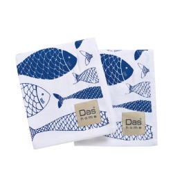 Ποτηρόπανα Σετ Kitchen 0737 Cotton Das Home (40x60) 2Τεμ