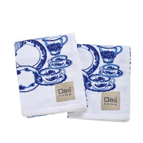 Ποτηρόπανα Σετ Kitchen 0738 Cotton Das Home (40x60) 2Τεμ