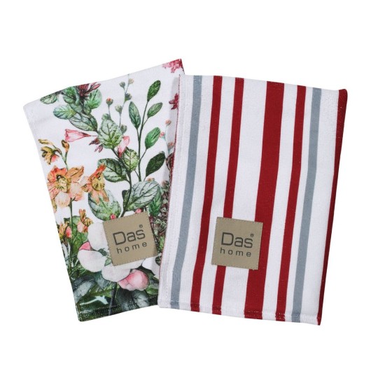 Ποτηρόπανα Σετ Kitchen Line 0634 Das Home (40x65) 2Τεμ