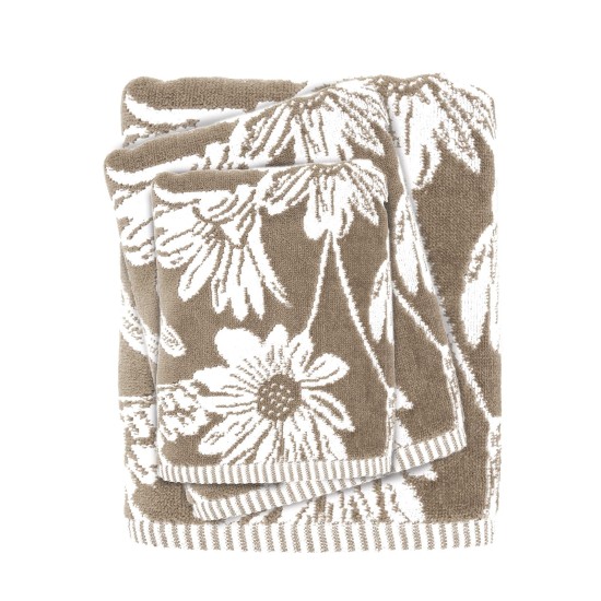 Πετσέτες Σετ Daily 0799 Jacquard Cotton Das Home 3Τεμ