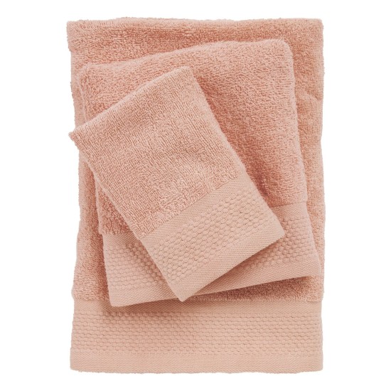 Πετσέτες Σετ Best 0832 Pink Cotton Das Home 3Τεμ