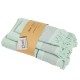 Πετσέτες Σετ Best 0839 Mint Cotton Das Home 3Τεμ
