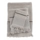 Πετσέτες Σετ Best 0841 Grey Cotton Das Home 3Τεμ