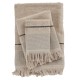 Πετσέτες Σετ Best 0842 Taupe Cotton Das Home 3Τεμ