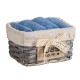 Πετσέτες Σετ 4004 Cotton Σε Καλάθι Das Home (30x30) 4Τεμ