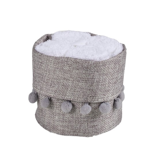 Πετσέτες Σετ 4012 Cotton Σε Καλάθι Das Home (30x30) 4Τεμ