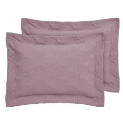 Μαξιλαροθήκες Σετ Happy 0289 Lilac Microvelvet Das Home (50x70+8) 2Τεμ