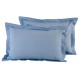 Μαξιλαροθήκες Σετ Best Line Colours 1005 Blue Light Cotton Das Home (50x70+5) 2Τεμ