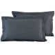 Μαξιλαροθήκες Σετ Best Line Colours 1007 Grey Cotton Das Home (50x70+5) 2Τεμ