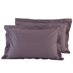 Μαξιλαροθήκες Σετ Best Line Colours 1010 Cotton Das Home (50x70+5) 2Τεμ