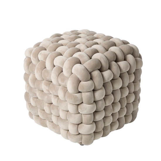 Διακοσμητικό Πούφ Stool 2274 Das Home (43x43x40) 1Τεμ