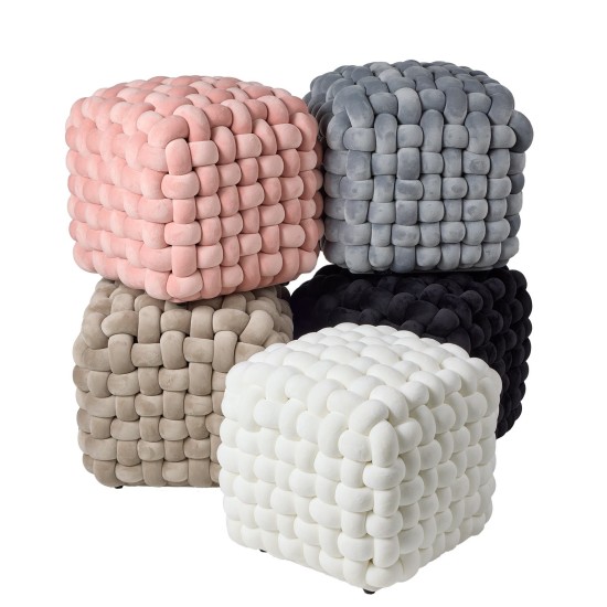 Διακοσμητικό Πούφ Stool 2274 Das Home (43x43x40) 1Τεμ