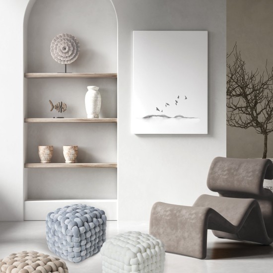 Διακοσμητικό Πούφ Stool 2275 Das Home (43x43x40) 1Τεμ