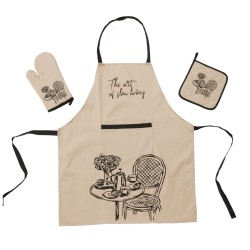 Σετ Κουζίνας Kitchen 0861 Ivory Cotton Das Home 3Τεμ