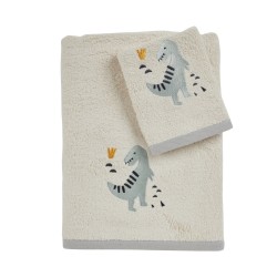 Πετσέτες Βρεφικές Σετ Baby 4977 Mint-Taupe Cotton Das Home 2Τεμ