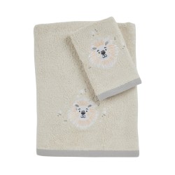 Πετσέτες Βρεφικές Σετ Baby 4979 Taupe Cotton Das Home 2Τεμ