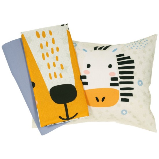 Σεντόνια Κούνιας Σετ Smile Line Digital Prints 4850 Cotton Das Home (125x170) 3Τεμ