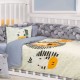 Σεντόνια Κούνιας Σετ Smile Line Digital Prints 4850 Cotton Das Home (125x170) 3Τεμ