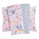 Σεντόνια Βρεφικά Κούνιας Σετ Baby Prints 4934 Cotton Das Home (130x170) 3Τεμ