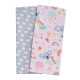 Σεντόνια Λίκνου Σετ Baby Prints 4934 Cotton Das Home (70x120) 2Τεμ