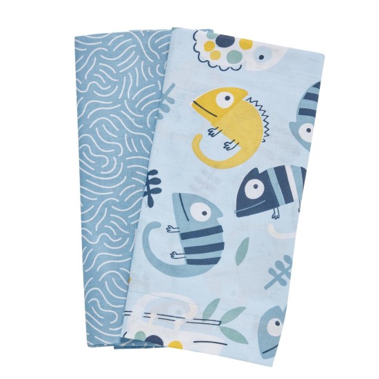 Σεντόνια Λίκνου Σετ Baby Prints 4935 Cotton Das Home (70x120) 2Τεμ