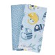 Σεντόνια Λίκνου Σετ Baby Prints 4935 Cotton Das Home (70x120) 2Τεμ