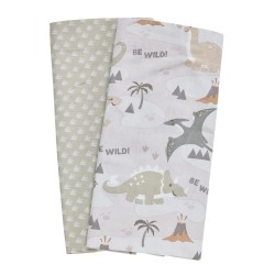 Σεντόνια Λίκνου Σετ Baby Prints 4937 Cotton Das Home (70x120) 2Τεμ
