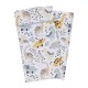 Σεντόνια Βρεφικά Λίκνου Σετ Baby 4977 Mint-Taupe Cotton Das Home (70x120) 2Τεμ