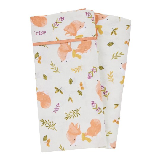 Σεντόνια Βρεφικά Λίκνου Σετ Baby 4978 Beige-Teracotta Cotton Das Home (70x120) 2Τεμ