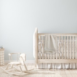 Σεντόνια Βρεφικά Λίκνου Σετ Baby 4979 Taupe Cotton Das Home (70x120) 2Τεμ