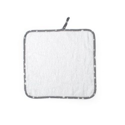Λαβέτα Ώμου 05 White-Grey Cotton Dimcol (30x30) 1Τεμ