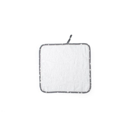 Λαβέτα Ώμου 05 White-Grey Cotton Dimcol (30x30) 1Τεμ