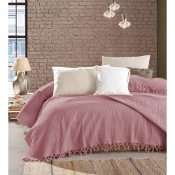 Κουβέρτα Πικέ Υπέρδιπλη Rotten Apple Cotton Dimcol (220x240) 1Τεμ