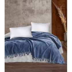Κουβέρτα Πικέ Υπέρδιπλη Classic Blue Jacquard Cotton Dimcol (220x240) 1Τεμ Κουβέρτα Πικέ Υπέρδιπλη Classic Blue Jacquard Cotton Dimcol (220x240) 1Τεμ