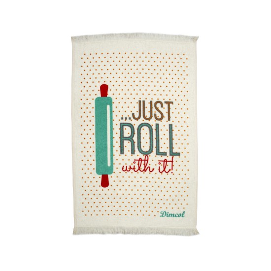 Πετσέτα Κουζίνας Roll 06 Ecru Cotton Dimcol (40x60) 1Τεμ