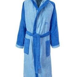 Μπουρνούζι Με Κουκούλα 4020 L.Blue Raglan Μανίκια Cotton Dimcol 1Τεμ Μπουρνούζι Με Κουκούλα 4020 L.Blue Raglan Μανίκια Cotton Dimcol 1Τεμ