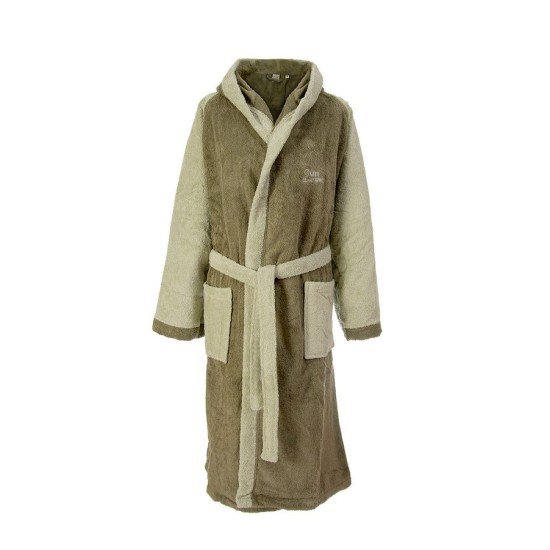 Μπουρνούζι Με Κουκούλα 4020 Oil Raglan Μανίκια Cotton Dimcol 1Τεμ