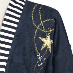 Ρόμπα θαλάσσης Velour Blue Dimcol 1Τεμ