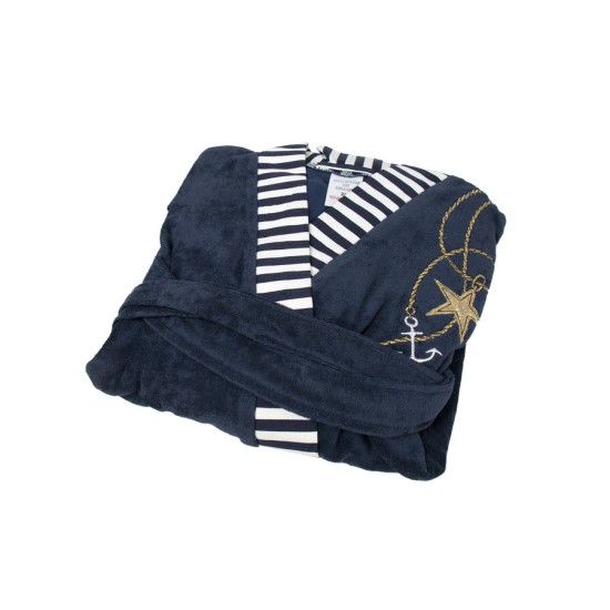 Ρόμπα θαλάσσης Velour Blue Dimcol 1Τεμ