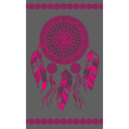 Πετσέτα Θαλάσσης Βελουτέ Beach Towels 72 Cotton Dimcol (90x170) 1Τεμ