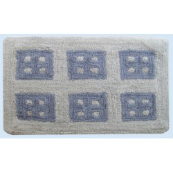 Πατάκι Μπάνιου Παράθυρο Grey Cotton Dimcol (50x85) 1Τεμ Πατάκι Μπάνιου Παράθυρο Grey Cotton Dimcol (50x85) 1Τεμ