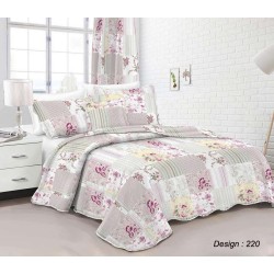 Κουβερλί Μονό Σετ Bed 220 Micropercal Dimcol (160x220) 2Τεμ