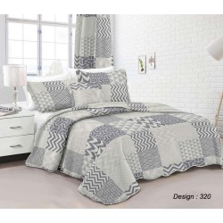 Κουβερλί Μονό Σετ Bed 320 Micropercal Dimcol (160x220) 2Τεμ