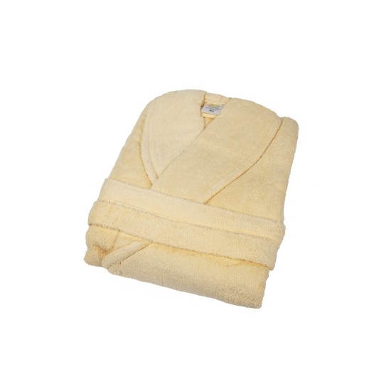 Μπουρνούζι Με Γιακά Bathrobes 03 Yellow Cotton Dimcol 1Τεμ