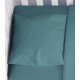 Μαξιλαροθήκη Κούνιας Solid 494 Petrol Cotton Dimcol (35x45) 1Τεμ