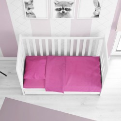 Πάπλωμα Κούνιας Solid 499 Fuchsia Cotton Dimcol (120x160) 1Τεμ