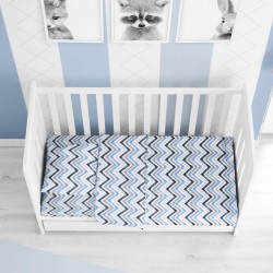 Σεντόνι Λίκνου Zic Zac 140 Cotton Dimcol (80x110) 1Τεμ