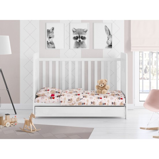 Πάπλωμα Κούνιας Reach The Stars 190 Beige Cotton Dimcol (120x160) 1Τεμ