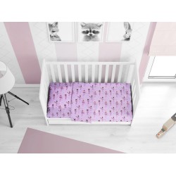 Πάπλωμα Βρεφικό Φανελένιο Κούνιας Μπαλαρίνα 167 Lilac Cotton Dimcol (120x160) 1Τεμ